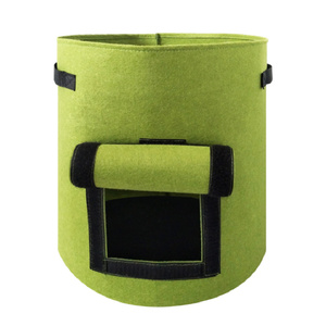 Sacs de culture carrés respirants en feutre pour pommes de terre, pots de plantation en tissu non tissé avec poignées, sacs de jardinage pour légumes - Product Image 4