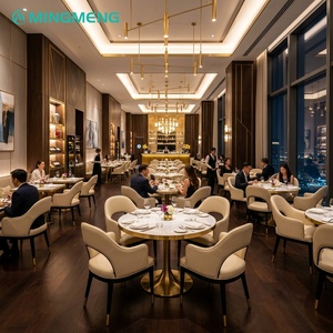 Juego de Mesa y Sillas de Metal de Diseño Moderno al por Mayor para Restaurantes, Bares, Cafeterías, Hoteles, Muebles para Restaurantes, Bares y Cafeterías - Product Image 3