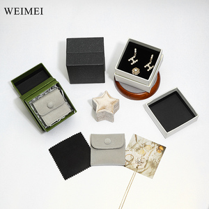 Custom Logo Luxury Lid and Base Jewelry Gift <b>Box</b> with Premium Rigid Cardboard for Ring, Necklace, <b>Earring</b> and Bracelet - Product Image 3