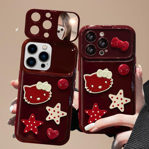 Funda de silicona KT Cat Star Doll con correa y ventana grande para cámara para <span class=keywords><strong>Xiaomi</strong></span> - Product Image 4