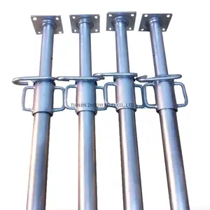 Macacos ajustáveis de aço para andaimes de qualidade, acrobaticamente escorregados, para construção, 1600-3000 mm
