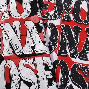 เสื้อถักแขนสั้นทรงหลวมสไตล์ฮิปฮอป แบรนด์อเมริกันสุดเทรนด์ ปี 2026  ตกแต่งโลโก้ด้วยคริสตัลแบบเรโทร น้ำหนัก 300 กรัม - Product Image 4