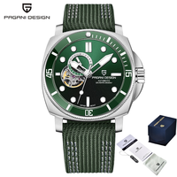 Montres mécaniques automatiques pour hommes PAGANI DESIGN PD1736, mouvement TMI NH39, bracelet saphir, montre de plongée, Reloj Hombre