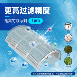 Cartouches filtrantes pour piscine De Grid, ensemble de 8 pièces pour piscine enterrée - Product Image 3