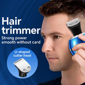 Afeitadora para Hombres, Cabeza Calva, Carga Inalámbrica Magnética, Rotatoria, Resistente al Agua, Recargable, Negra, Logotipo Personalizado, Recargable S - Product Image 4