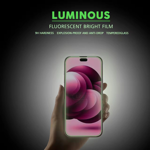 Protector de Pantalla de Vidrio Templado Luminoso para <span class=keywords><strong>iPhone</strong></span> 11, 13, <span class=keywords><strong>12</strong></span>, X, Xs Max, Xr, 8, 7, 6s Plus, <span class=keywords><strong>iPhone</strong></span> 14 Pro - Product Image 5