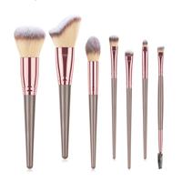 Nouvel ensemble de 15 pinceaux de maquillage en fibres synthétiques avec manches en plastique - Pinceaux pour les yeux et les lèvres, pinceaux pour fard à paupières, pinceaux pour poudre, outils de beauté