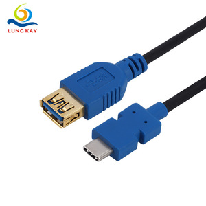 Lung Kay Type C To <b>Usb</b> 3.0 Af Data <b>Cable</b> 3a Fast <b>Charging</b> For Data Audio Video Transfer - Product Image 1