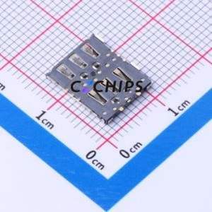 SNO-1430 SIM Card Connector SMD Connector Plug-In Type Nano SIM Card Card Holder 1.13mm - Product Image 2