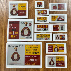 Etiquette de prix électronique de 2.1 pouces, 1 set, 2.13 Epaper Display Esl Oem Kit Digital Smart Shelf Label E Ink Supermarket Esl Solution - Product Image 3
