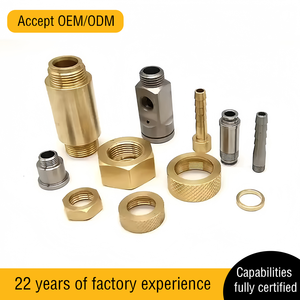 Piezas OEM Fabricación personalizada Precisión Latón Acero inoxidable Aluminio Titanio Fresado Piezas de torneado Cnc Componentes mecánicos - Product Image 3