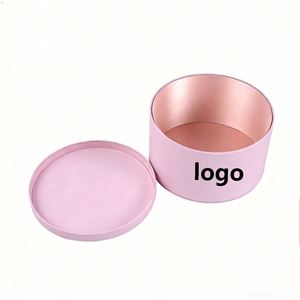 Empty Metal Round 2oz 4oz 8oz 16oz Tin Candle Can <b>Box</b> Container Seamless Cream Green Purple Black <b>Pink</b> Candle Tin With Lid 8oz - Product Image 1
