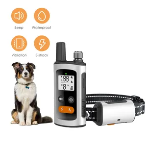 Hot Sale 800m Remote Waterproof Dog Barking Control Devices Electric Pet Training Collar Shock Collar