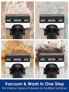 Capteur intelligent 3-en-1 15kPa Wet Dry Aspirateur autonettoyant en une étape pour sol dur tapis vertical pour la maison multi-surfaces - Product Image 3