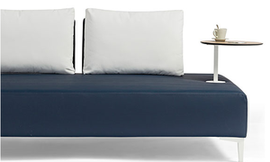 Alta Costura Jardin multifuncional salón sofá al aire libre jardín <span class=keywords><strong>mesa</strong></span> de café sofá de cuero al aire libre sofá cama doble - Product Image 6