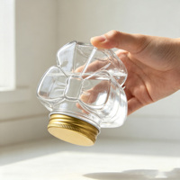 Venta al por Mayor de Frascos de Vidrio Herméticos de Boca Ancha de 450 ml con Diseño Único para Almacenamiento de Alimentos Secos con Cierre Metálico