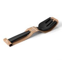Matzwart Polypropyleen Serveerbestek Elegant Saladegereedschap 29.3Cm Lengte 4Cm Hoogte 2 Stuks Italië