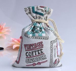 Wholesale Cotton Linen <b>Drawstring</b> Pouch Sachet Convenient Jewelry Wedding Party Bead Container Ribbon Rope Handle Shopping <b>Bags</b> - Product Image 2