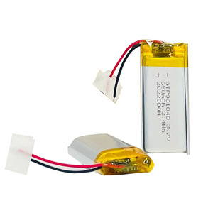 사용자 정의 803030 852540 602248 리튬 이온 배터리 팩 3.7V 650mAh 2.405Wh 리포 배터리 - Product Image 3
