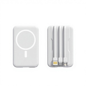 <span class=keywords><strong>Batterie</strong></span> <span class=keywords><strong>Externe</strong></span> Magnétique Sans Fil Transfrontalière 10 000 mAh à Charge Rapide, Mini Portable en Plastique, <span class=keywords><strong>Batterie</strong></span> au Lithium Polymère GO - Product Image 2