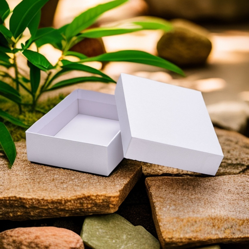 White - Hollow Dimensions Top and Bottom Cover