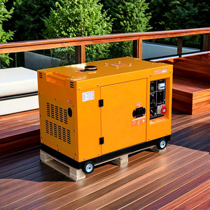 Generador de Gasolina Silencioso Monofásico de 3KW, 5KW, 6KW, 8KW, 220V/50Hz, Arranque Automático, DC 24V, 4 Protecciones, 4 Tiempos, Refrigerado por Aire, para el Hogar - Product Image 3
