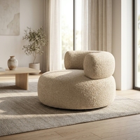 Canapé modulaire sectionnel personnalisable pour appartement, avec assise profonde en tissu velours côtelé, mousse à mémoire de forme sous vide à haute résilience et compressée