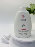 Bouteille à pompe en plastique HDPE de 250 ml personnalisable en gros, opaque et étanche