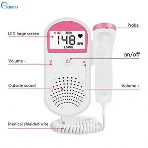 เครื่องตรวจฟังเสียงหัวใจทารกในครรภ์แบบพกพา FD-12 สำหรับตรวจวัดอัตราการเต้นของหัวใจทารกในครรภ์ - Product Image 2