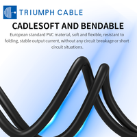 Câble flexible isolé en PVC RV/H07V-K, câble à âme unique VDE, gaine souple, fil de cuivre nu, fil électrique