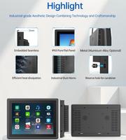 Monitores de Pantalla Táctil LCD de Mayor Brillo de 10/21.5 Pulgadas para Uso Industrial Integrado, Monitor Industrial Resistente al Agua IP65