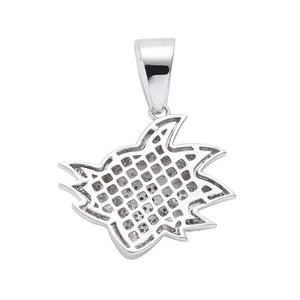 Colgante de Lujo con Moissanita y Plata de Ley 925, Joyería de Moda Hip Hop Unisex, Amuleto, Regalo para Fiestas, Accesorio - Product Image 1