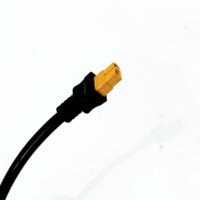 Câble d'alimentation à ressort haute tension avec connecteur LED, câble d'alimentation CA