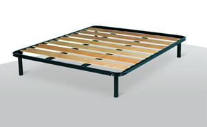 Cadre <span class=keywords><strong>de</strong></span> <span class=keywords><strong>lit</strong></span> en acier <span class=keywords><strong>à</strong></span> <span class=keywords><strong>lattes</strong></span>, durable et élégant, base <span class=keywords><strong>de</strong></span> <span class=keywords><strong>lit</strong></span> écologique avec installation facile <span class=keywords><strong>pour</strong></span> un sommeil confortable - Product Image 3