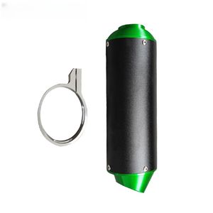 Piezas para Motocicletas Todoterreno, Silenciador de Escape de Aluminio CNC con Diseño de Boca de Pez, Colorido - Product Image 2