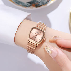 <span class=keywords><strong>Montre</strong></span> à quartz élégante pour <span class=keywords><strong>femme</strong></span> SKMEI 2292, <span class=keywords><strong>montre</strong></span> à aiguilles carrée minimaliste en or rose, cadeaux tendance 2026 - Product Image 1