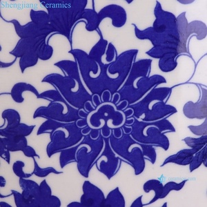 RXDA01-B Jingdezhen a prezzi accessibili porcellanato blu e bianco con motivo di loto intrecciato <span class=keywords><strong>in</strong></span> <span class=keywords><strong>ceramica</strong></span> porta <span class=keywords><strong>portaombrelli</strong></span> - Product Image 5
