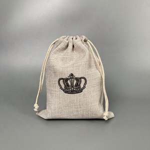 Bolsas de yute personalizadas para embalaje de té, bolsas de yute para ventana de embalaje, bolsas de yute usadas de arroz de China, bolsas de yute para regalos - Product Image 3