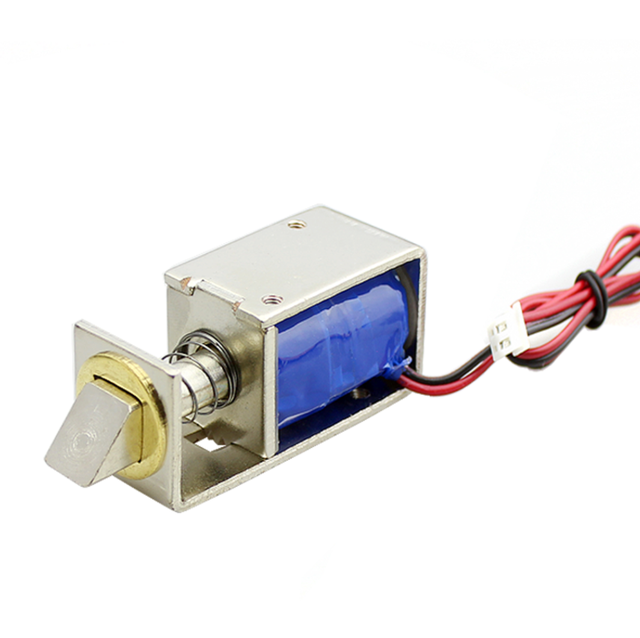 Mini Electronic Keyless Steel Magnetic Solenoid Locks DC12v 24v 9mm Stroke for Door & Locker in Electronic Devices