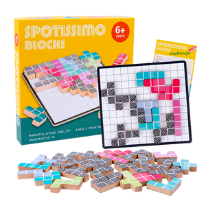 Khối Gỗ Kết Nối Vui Nhộn Trò Chơi Tư Duy Logic Chiến Đấu Lớn Thử Thách Spotissimo - Product Image 1