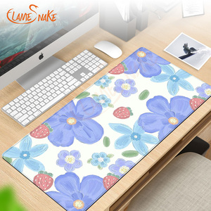 Alfombrilla de ratón serie estética FLAME SNAKE Kawaii, alfombrilla de ratón <span class=keywords><strong>en</strong></span> blanco personalizada sublimación estética, tamaño XL 80*30 cm - Product Image 1