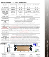 Máquina de impresión y corte digital de gran formato Jindex UPC220, el mejor plotter de corte de China, plotter de impresión y corte de patrones.