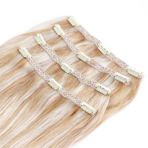 ต่อผมแบบคลิปหนีบ  ผมแท้บริสุทธิ์  แบบ Double Drawn  ฐานลูกไม้ระบายอากาศได้ดี  คลิปหนีบแน่น  มองไม่เห็น  น้ำหนักเบา สำหรับผู้หญิง - Product Image 4