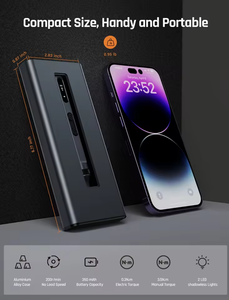 Ensemble de <span class=keywords><strong>tournevis</strong></span> <span class=keywords><strong>électrique</strong></span> de précision multifonctionnel transfrontalier 50-en-1 silencieux, durable, avec batterie au lithium rechargeable 220-240V - Product Image 6