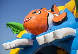 <span class=keywords><strong>Castello</strong></span> Gonfiabile a Tema Pesce Personalizzato di Grado Commerciale con Scivolo e Combo Gonfiabile per Bambini, Ideale per Noleggio Esterno - Vendita Calda - Product Image 4