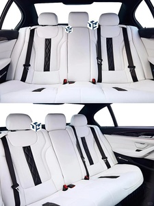 Fundas para Asientos Delanteros de BMW M3, Asientos Delanteros y Traseros de M5, Material de Cuero y Fibra de Carbono, Tipo de Piezas para Asientos - Product Image 6