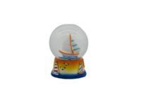 Monde sous-marin Animal marin personnalisé boule à neige en résine Souvenir