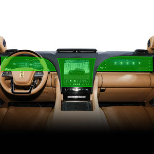 Service OEM de logo personnalisé, protection d'écran en verre trempé pour l'affichage de navigation du tableau de bord BYD Yangwang U7 U8 L U9, directement de l'usine - Product Image 5