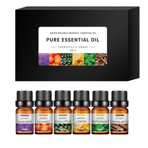 Ensemble d'huiles essentielles pures Lavande Citron Bois de <span class=keywords><strong>santal</strong></span> 100% pures pressées à froid Parfum longue durée - Product Image 3