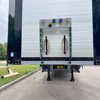 Semi-remorque à rideaux latéraux 4 essieux 40T 13,6m pour le transport de marchandises